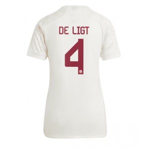 Bayern Munich Matthijs de Ligt #4 Koszulka Trzecich Kobiety 2023-24 Krótki Rękaw